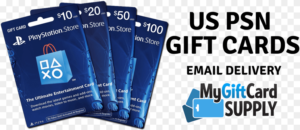 Us Psn Gift Cards 24 7 Email Delivery Mygiftcardsupply Banner, Advertisement, Book, Poster, Publication Free Transparent Png