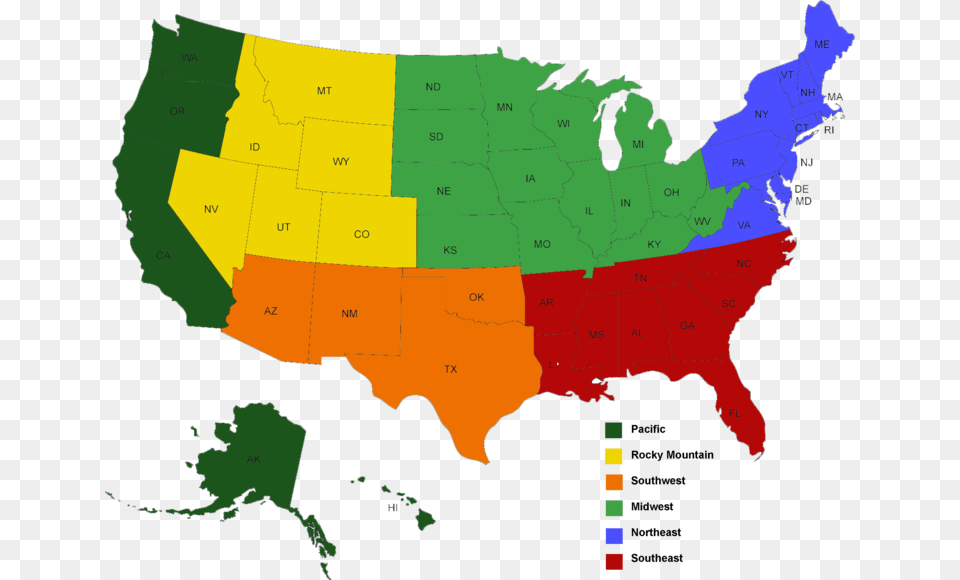 Us Regional Calvin Coolidge Electoral Map, Chart, Plot, Atlas, Diagram Png Image