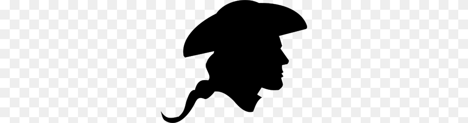 Us Revolutionary War Soldier Silhouette, Gray Png