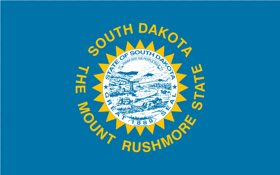 Us Sd South Dakota Flag Icon Circle, Logo, Outdoors Png