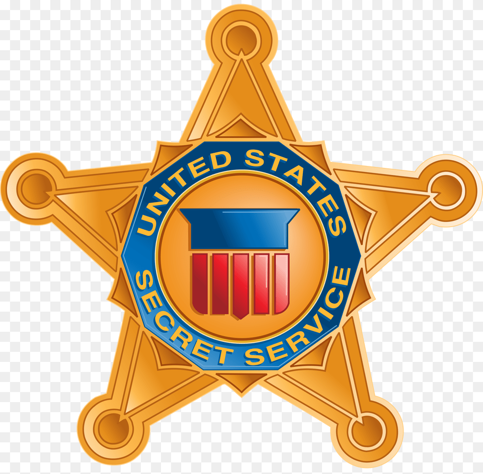 Us Secret Service Logo Transparent Vector, Badge, Symbol, Bulldozer, Machine Free Png
