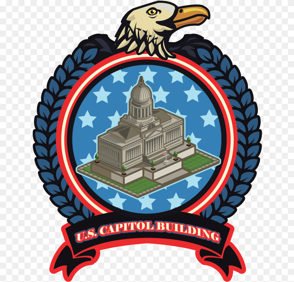 Us Senate And Congress Illustration, Logo, Badge, Symbol, Animal Free Transparent Png