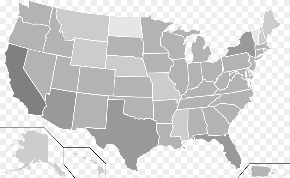 Us State Outlines Transparent, Chart, Plot, Map, Atlas Free Png