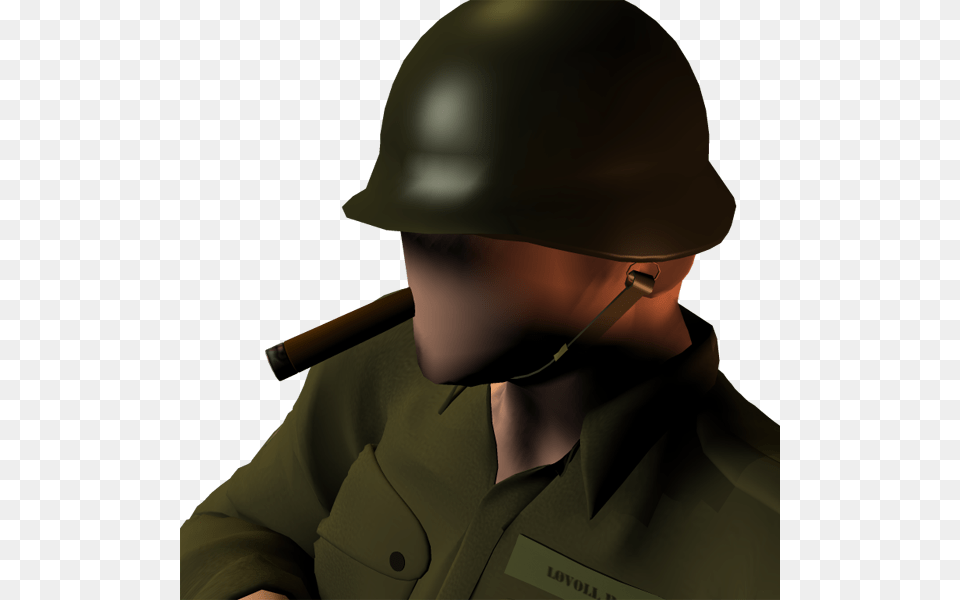 Us Ww2 Helmet Helmet Ww2 3d Models, Clothing, Hardhat, Adult, Male Png Image