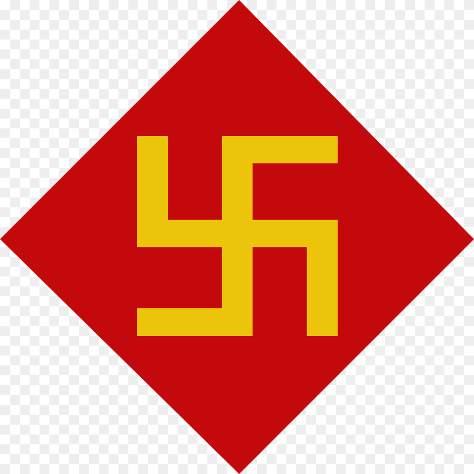 Usa 45 Inf Div Swastika Clipart, First Aid, Symbol, Sign Free Png Download