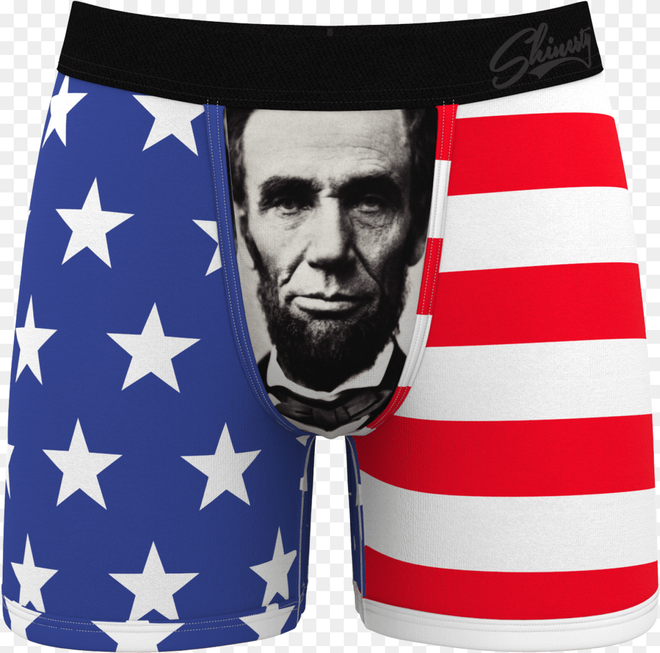 Usa Abraham Lincoln Ball Hammock Boxer Briefs Donald E Valentine, Adult, Person, Man, Male Free Png Download
