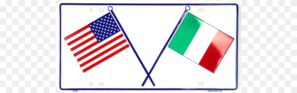 Usa Amp Italian Flags American Flag, White Board Free Transparent Png