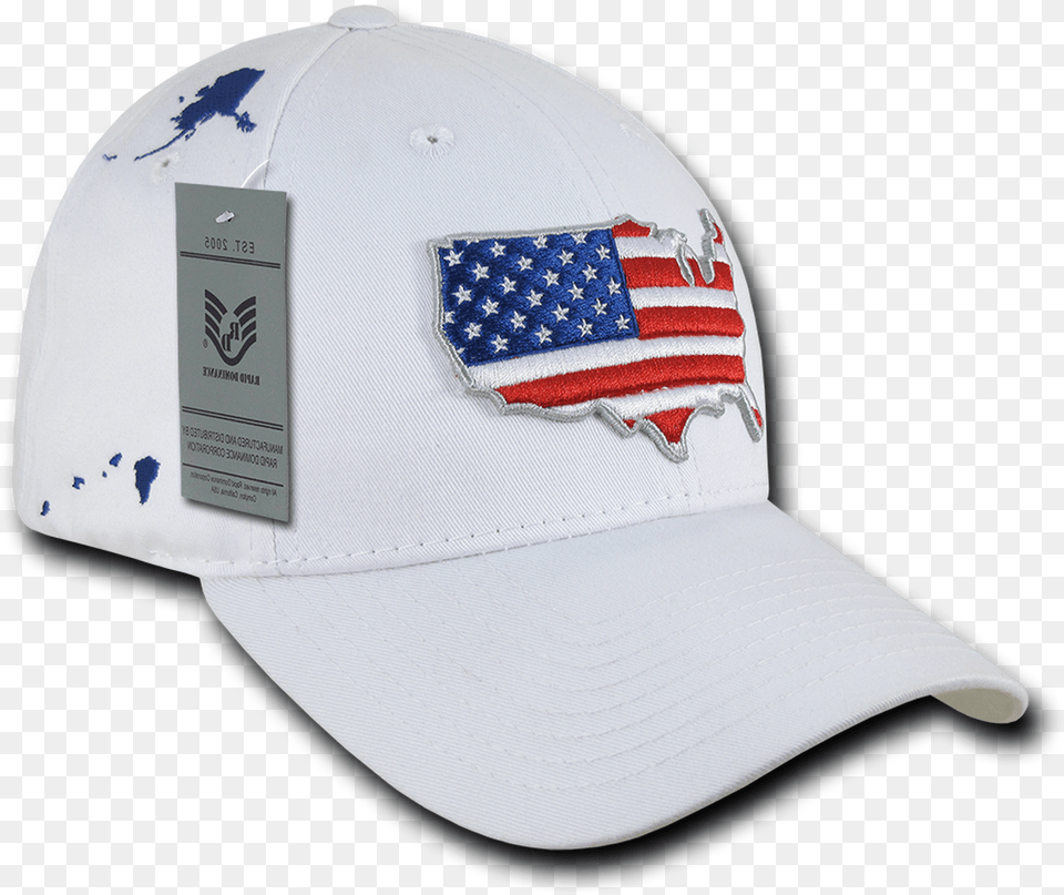 Usa Cap With U Baseball Cap, Baseball Cap, Clothing, Hat, Flag Free Png Download
