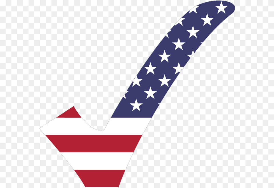 Usa Check Usa With Check Mark, American Flag, Flag, Sword, Weapon Free Png