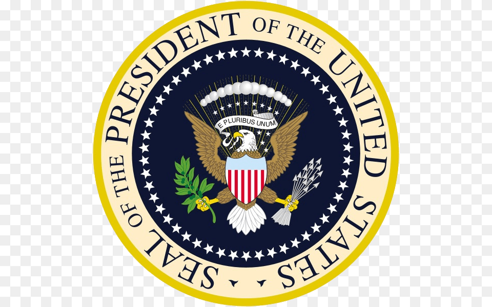 Usa Coat Of Arms Gerb Sticker Seal For President Of The United States, Badge, Emblem, Logo, Symbol Free Transparent Png