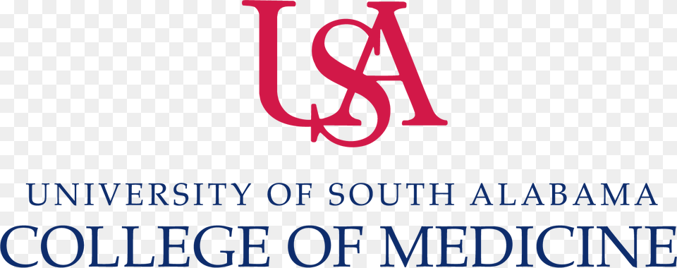 Usa College Of Medicine Centered Logo University Of South Alabama, Text Png