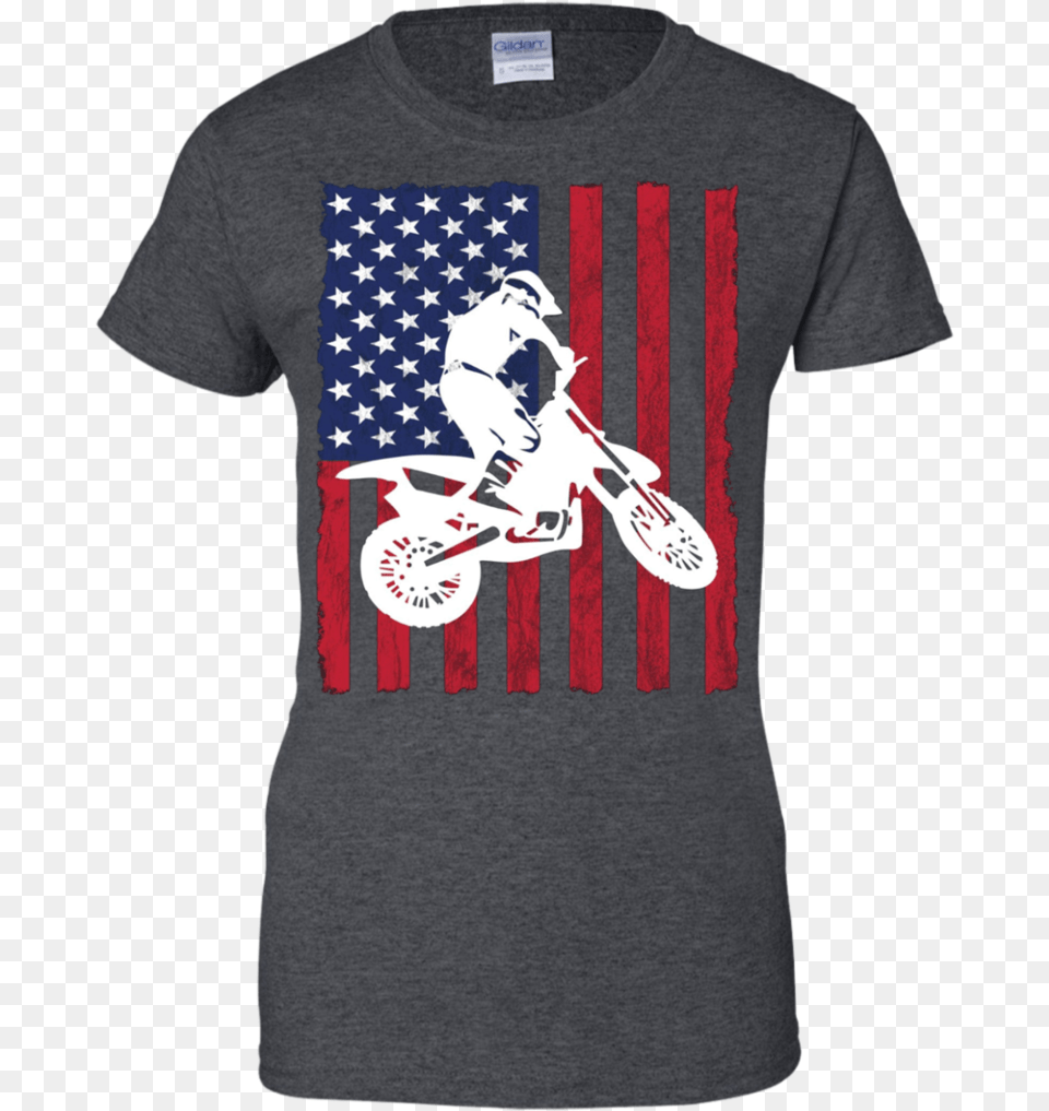 Usa Dirtbike Motocross Apparel Shirt, Clothing, T-shirt, Cutlery, Person Free Png