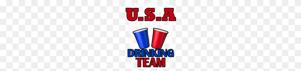 Usa Drinking Team Beer Pong Party T Shirt, Cup, Dynamite, Weapon Free Transparent Png