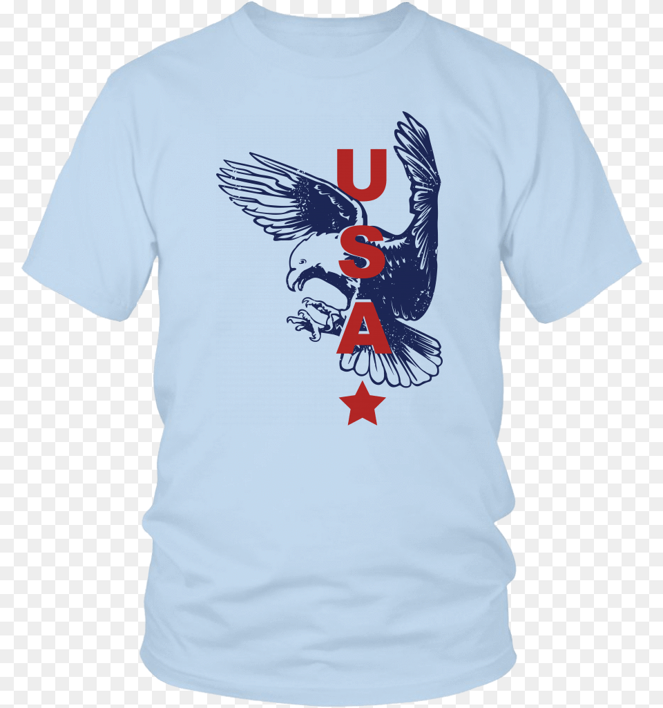 Usa Eagle, Clothing, T-shirt, Animal, Bird Free Png Download