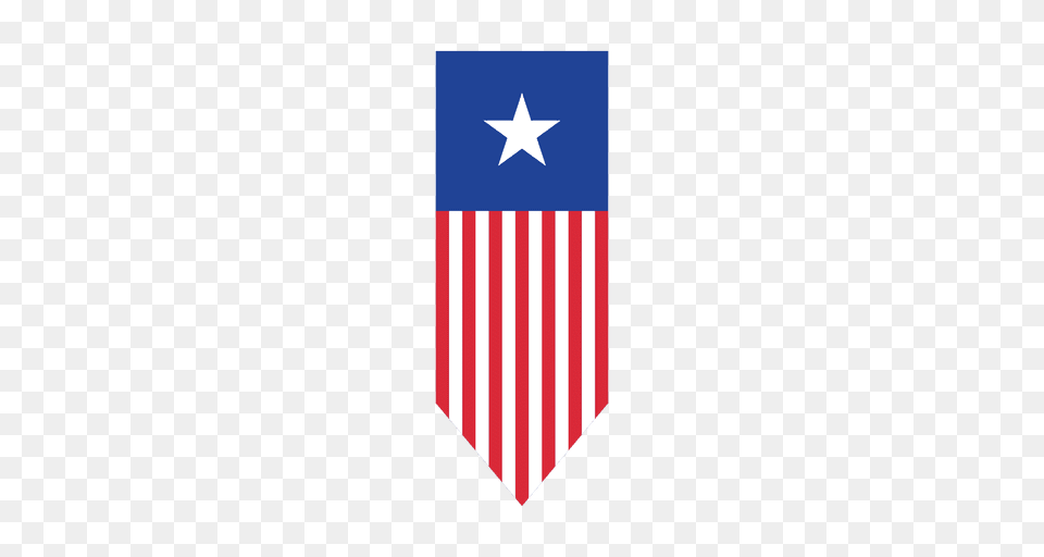Usa Flag Arrowhead Ribbon, Symbol Free Transparent Png