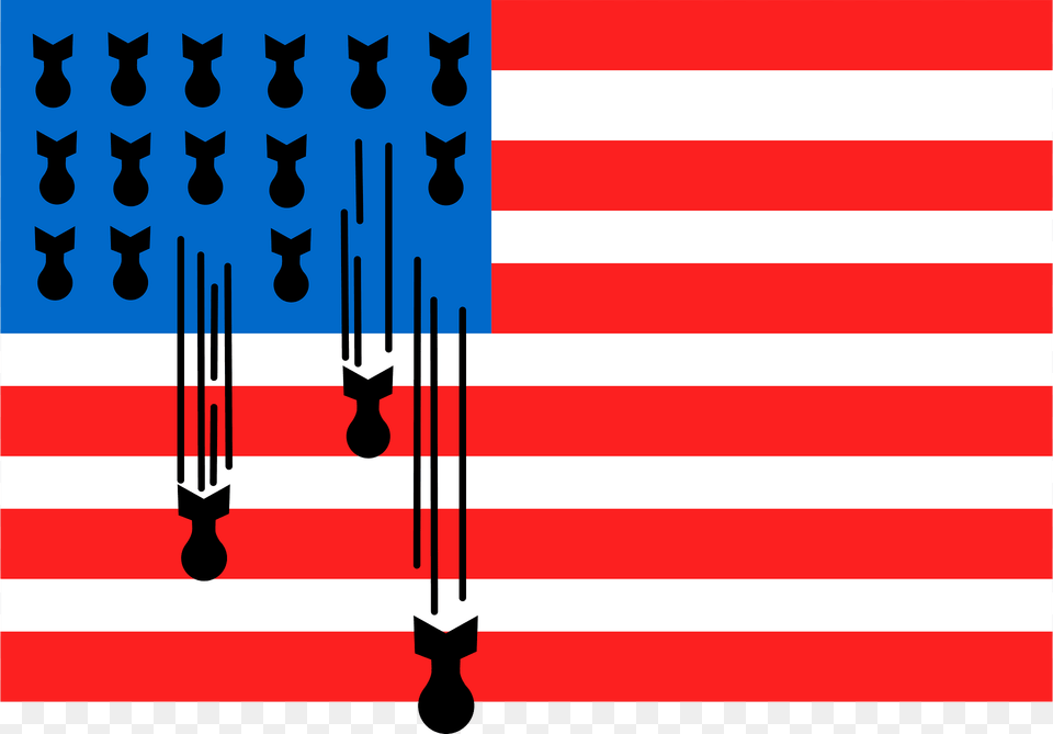 Usa Flag Bombs Clipart, American Flag, Cutlery, Fork Png