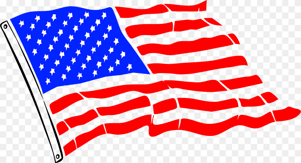 Usa Flag Clipart, American Flag Free Png