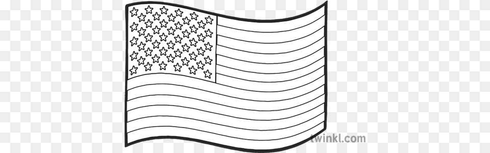 Usa Flag Emoji Newsroom Ks2 Black And White Rgb Illustration Line Art, Page, Text, Qr Code Png Image
