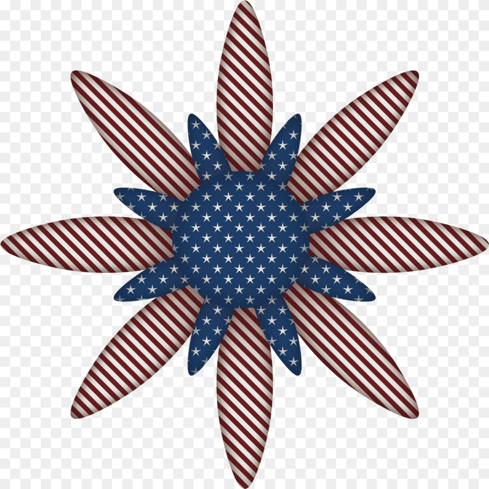 Usa Flag Flower Decoration Clipart Picture Clip Art, Pattern, Aircraft, Airplane, Transportation Free Png Download
