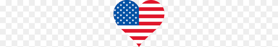 Usa Flag Heart, Balloon, Aircraft, Transportation, Vehicle Png Image