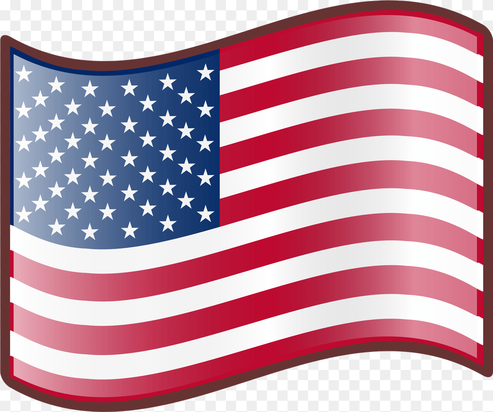 Usa Flag Icon Clipart Border Between France And Spain, American Flag Png Image