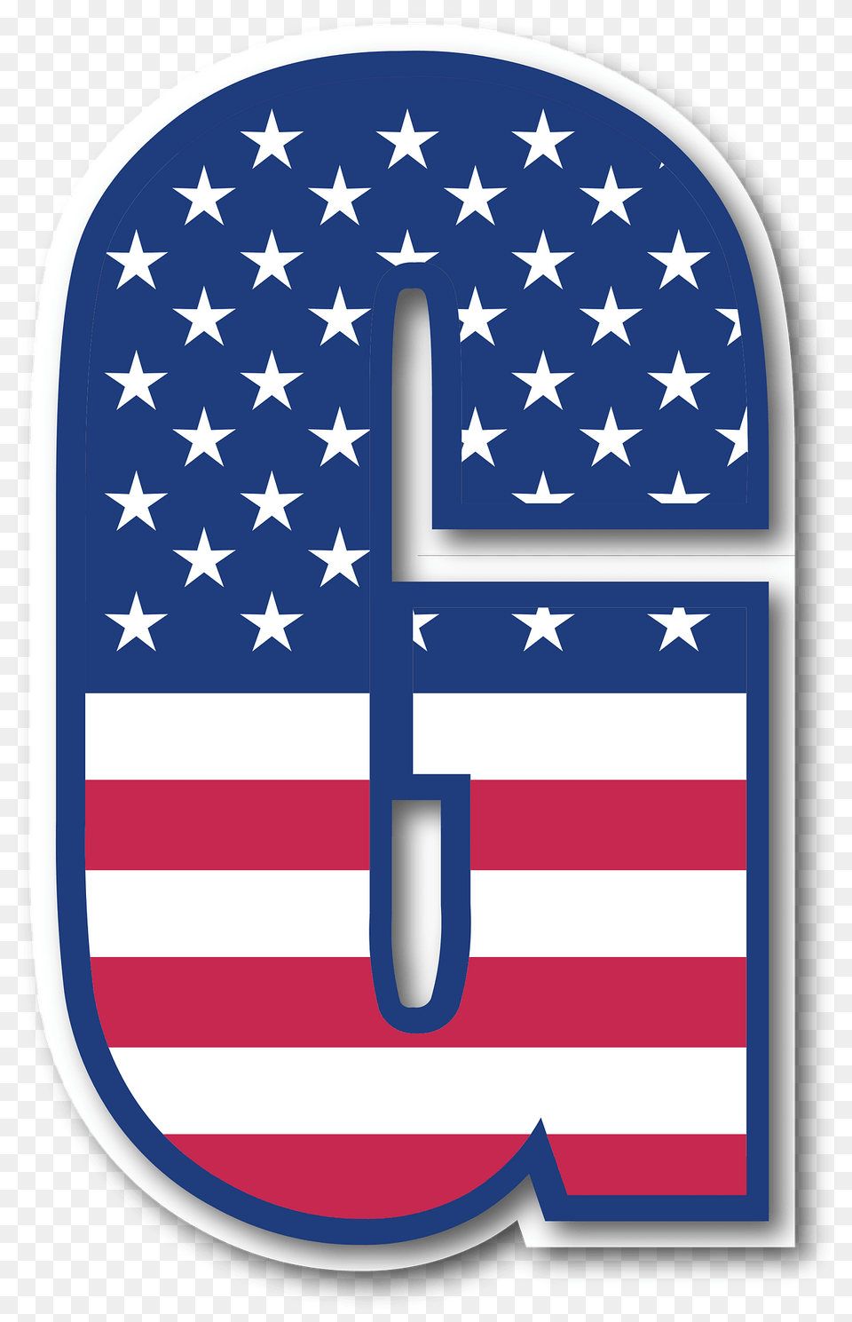 Usa Flag Letter G Clipart, American Flag Png Image