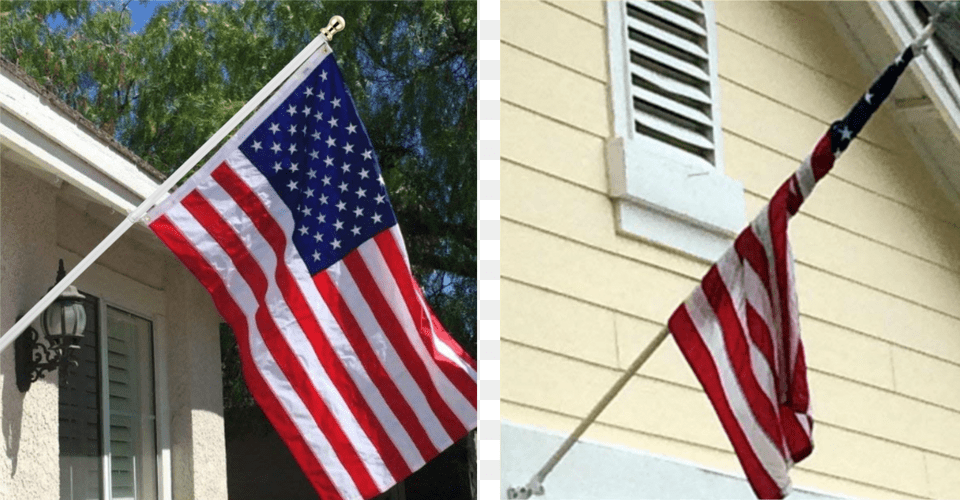 Usa Flag Pole Free Png