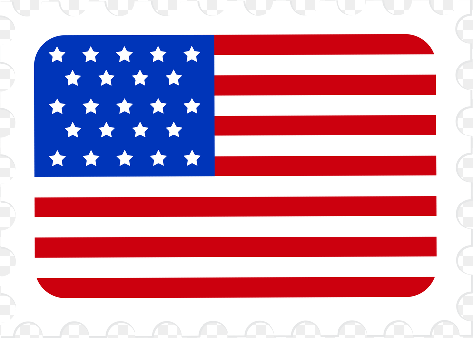 Usa Flag Postage Stamp Clip Art Image Gallery Yopriceville 43 State Us Flag, American Flag, Bus, Transportation, Vehicle Free Transparent Png