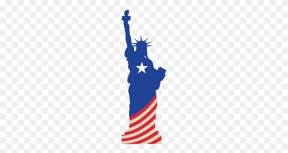 Usa Flag Statue Of Liberty, Person, American Flag Png