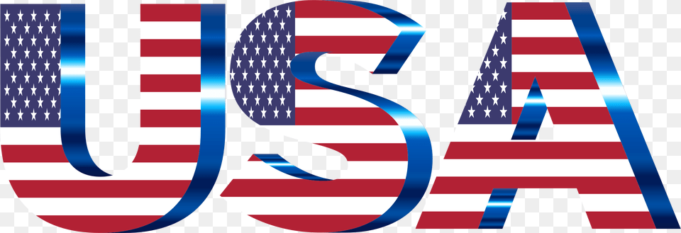 Usa Flag Typography No Filters No Background Icons, American Flag, Text, Number, Symbol Png Image