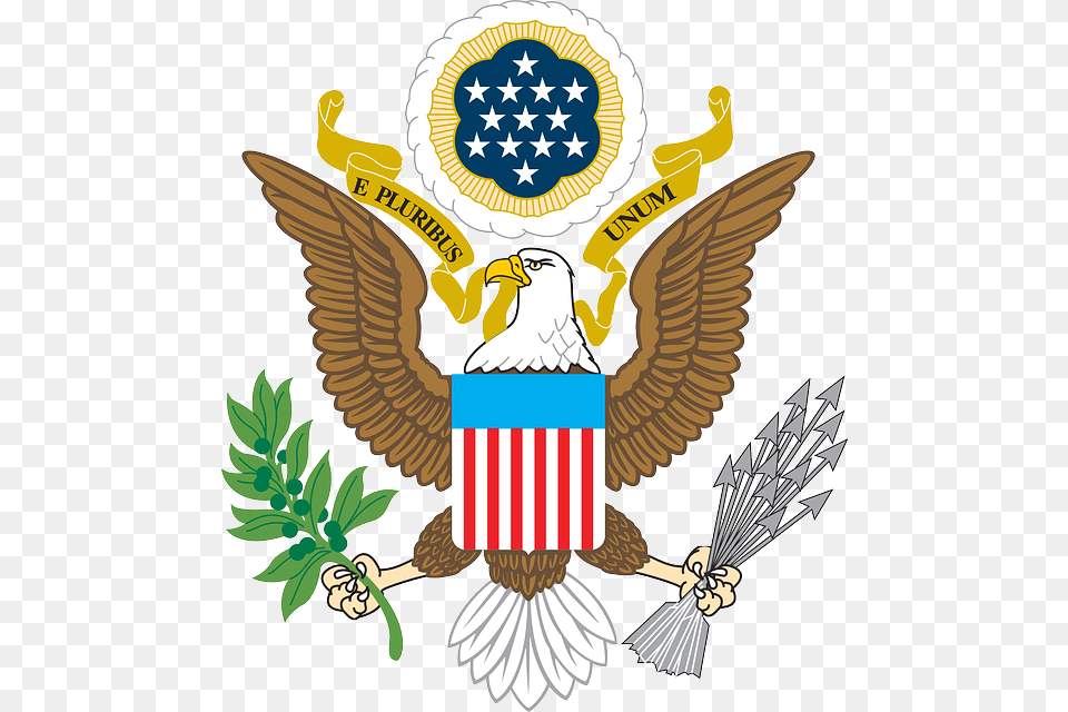 Usa Gerb, Animal, Bird, Eagle, Emblem Free Png