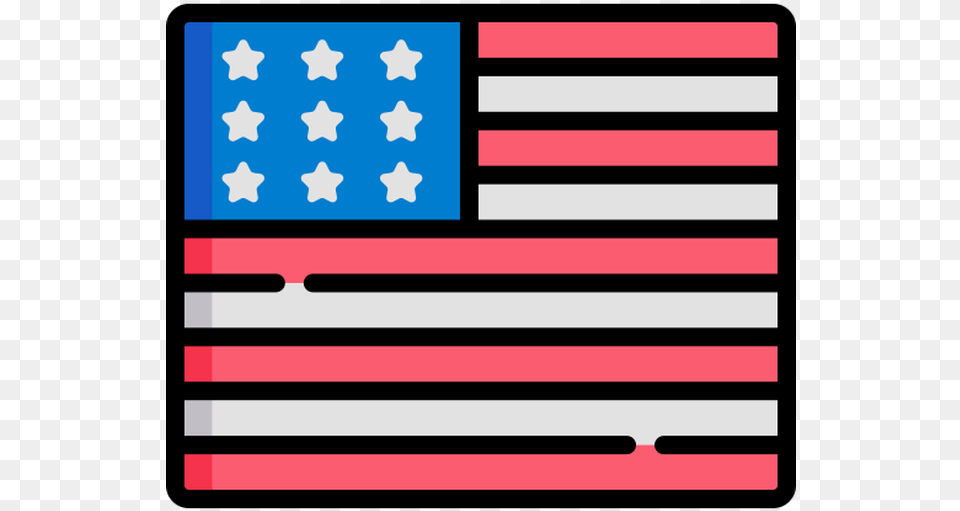 Usa Icon, American Flag, Flag Free Png Download