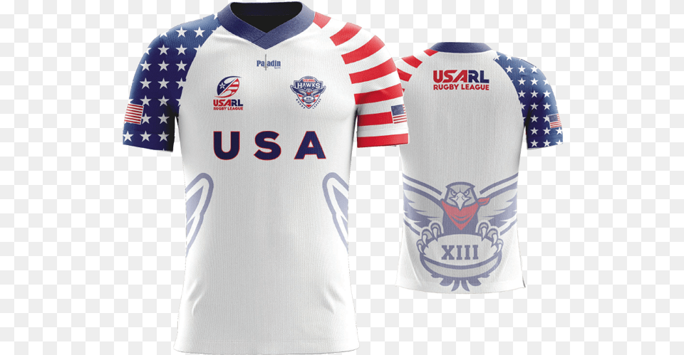 Usa League Rugby Jersey, Clothing, Shirt, T-shirt Free Png Download