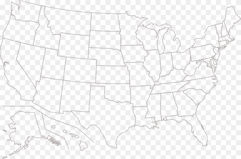 Usa Map, Chart, Plot, Outdoors, Nature Free Png Download