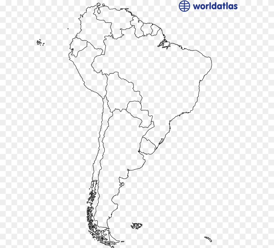 Usa Map Outline 15 For Download On Mbtskoudsalg Map Of South America White Free Transparent Png
