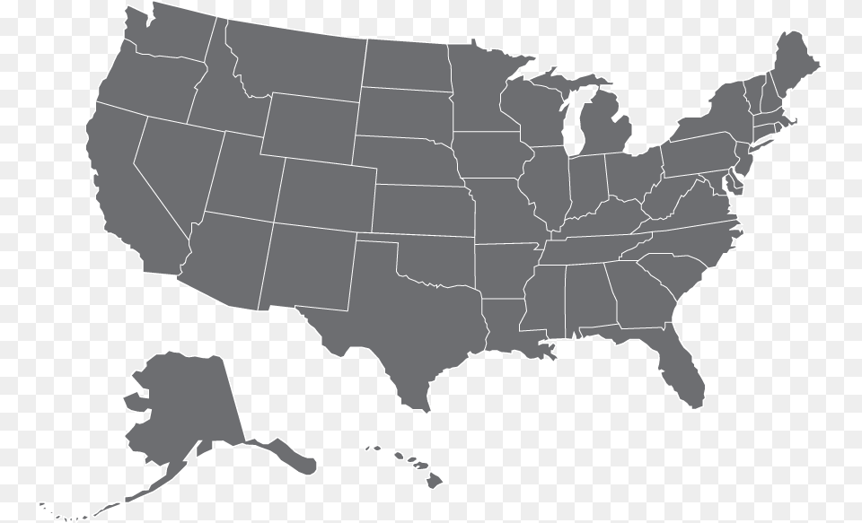 Usa Map Redbox United States Black Map, Chart, Plot, Atlas, Diagram Free Png