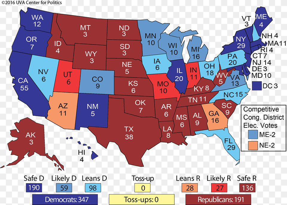 Usa Map Trump Vs Clinton, Chart, Plot, Person, Scoreboard Png Image