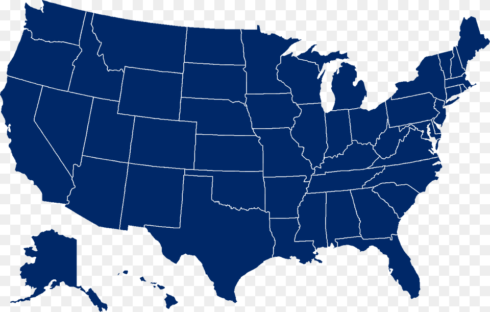 Usa Map United States, Chart, Plot, Atlas, Diagram Free Png