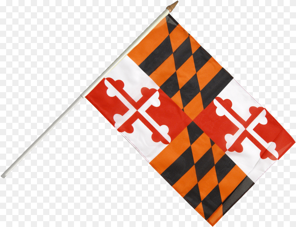 Usa Maryland Hand Waving Flag Maryland State Flag Free Png Download