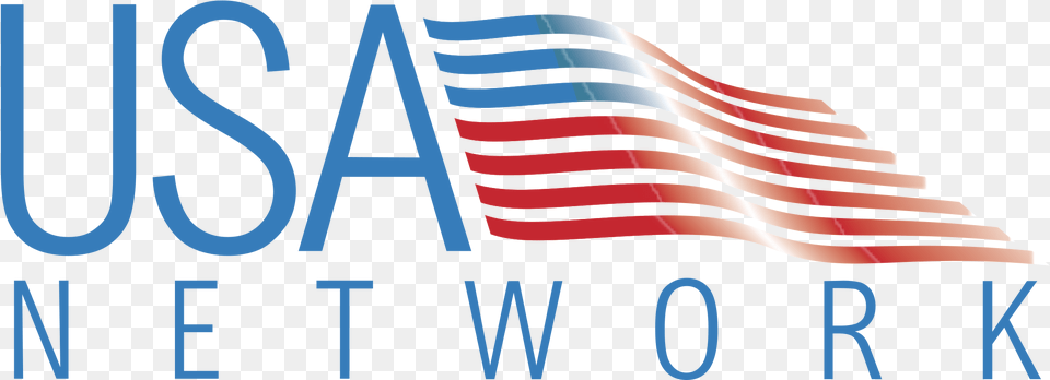 Usa Network Logo Transparent, American Flag, Flag, Text Free Png Download