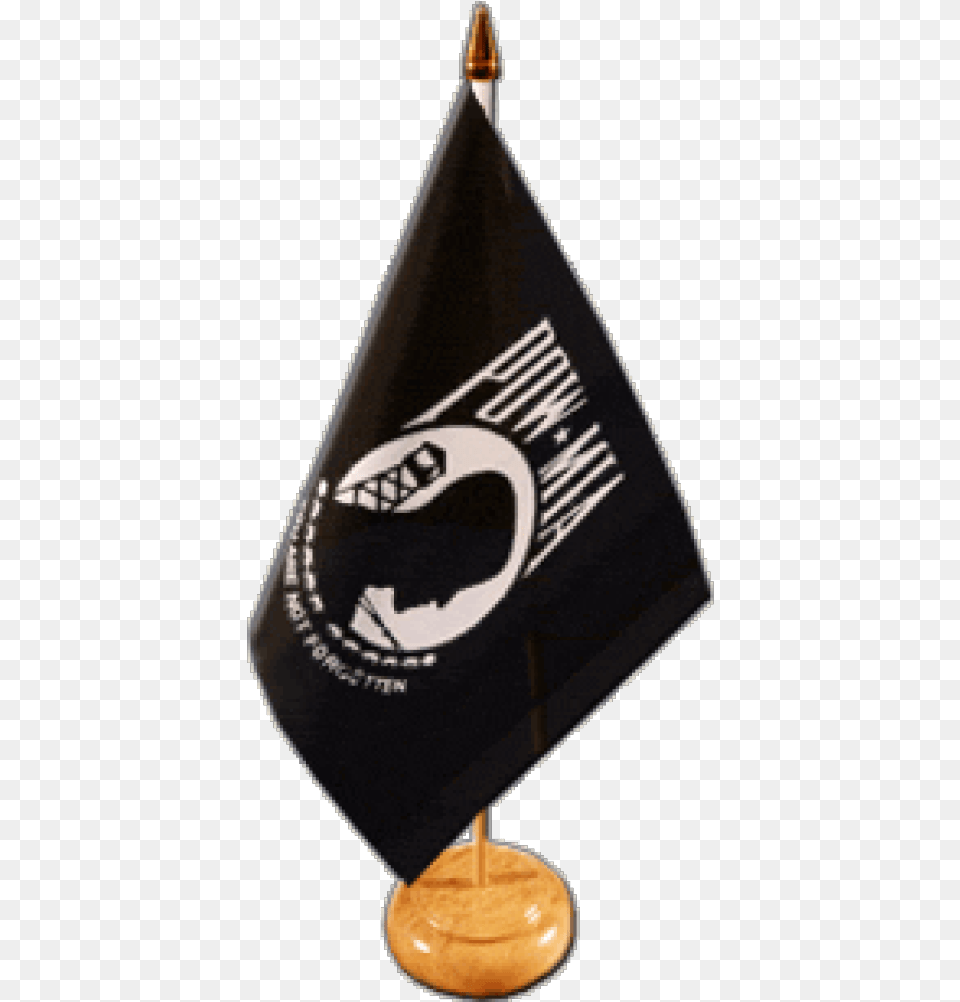 Usa Pow Mia Blackwhite Table Flag Pow Mia Flag, Clothing, Hat Png