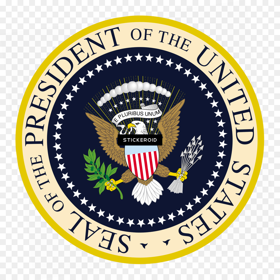 Usa President Seal Logo President Of The United States, Badge, Emblem, Symbol Png
