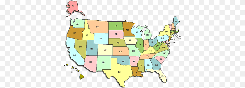 Usa Show Caves Cool States To Visit, Chart, Plot, Map, Atlas Free Transparent Png