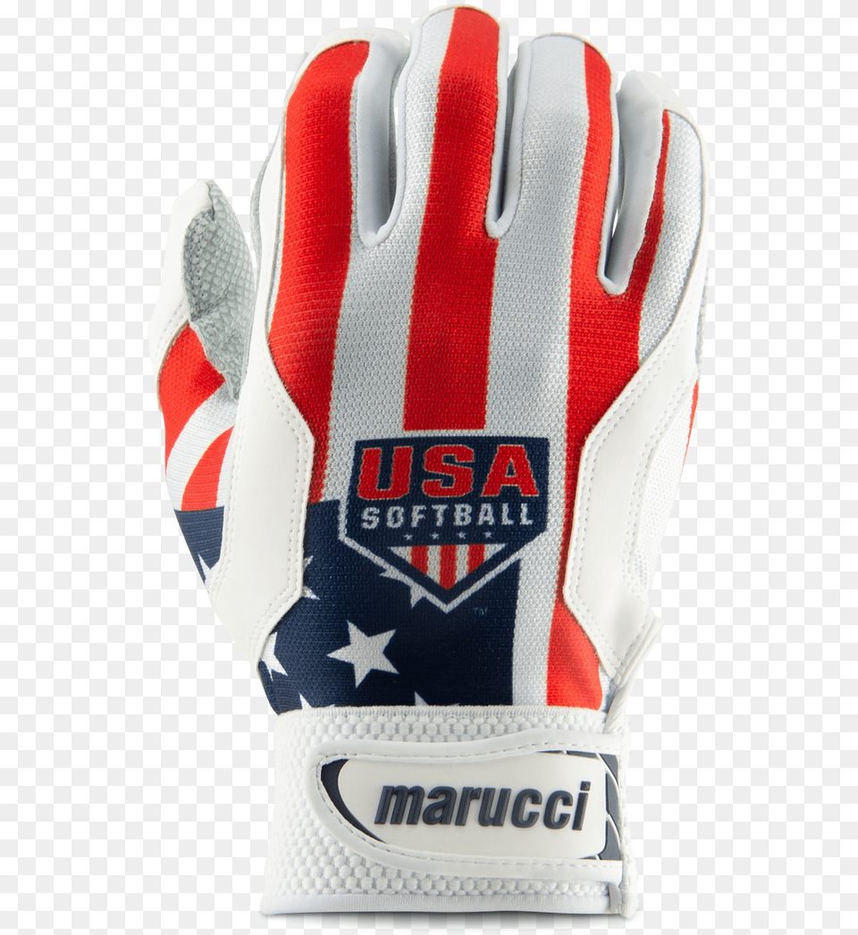 Usa Softball Stars And Stripes Batting Gloves Football Gear, Baseball, Baseball Glove, Clothing, Glove Png