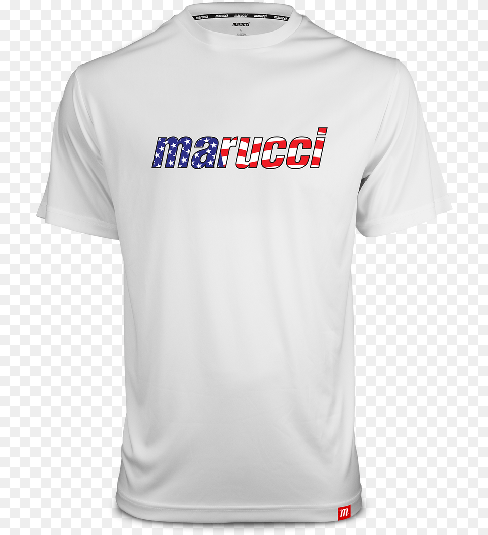 Usa Tee American Flag Marucci Shirt, Clothing, T-shirt Free Transparent Png
