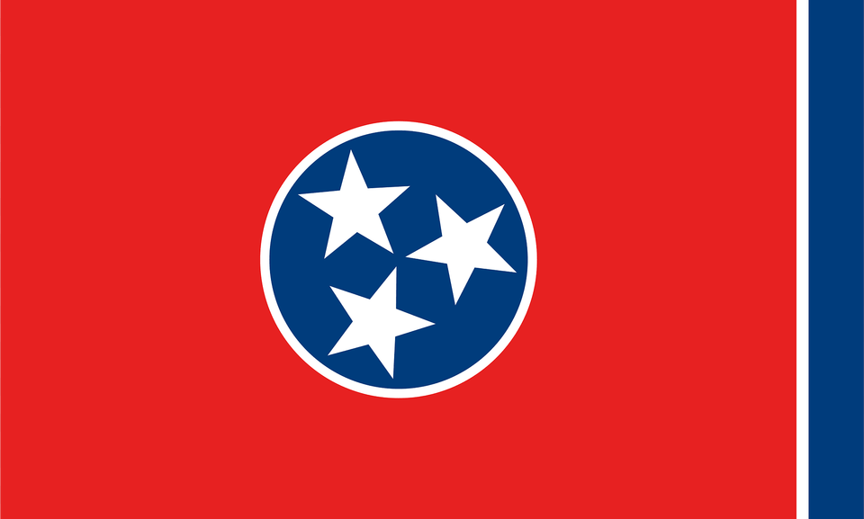 Usa Tennessee Map Clipart, Flag, Symbol Png