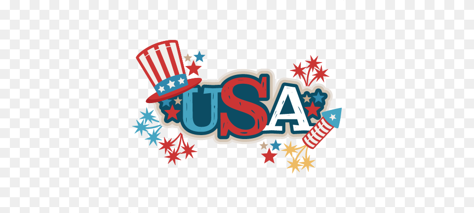 Usa Title Scrapbook Cute Clipart For Silhouette, Sticker, Logo, Clothing, Hat Free Png