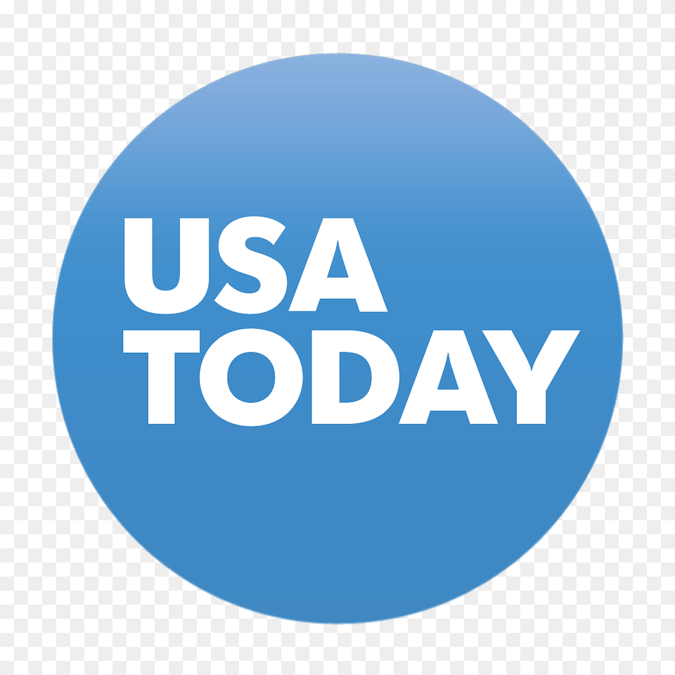 Usa Today Round Logo, Disk Free Png Download