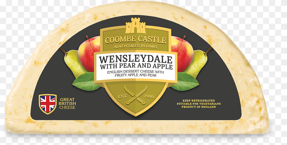 Usa Uk Coombe Castle International Sweet Blends Wensleydale Parmigiano Reggiano, Apple, Food, Fruit, Pear Free Transparent Png