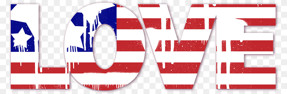 Usa Us Flag Love Spray Paint Patriotic America Usa Love, Logo, Text Free Png Download